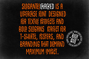 SloganTee Cracked Uppercase font, a Font by akropol (Thumbnail 3 of 6)