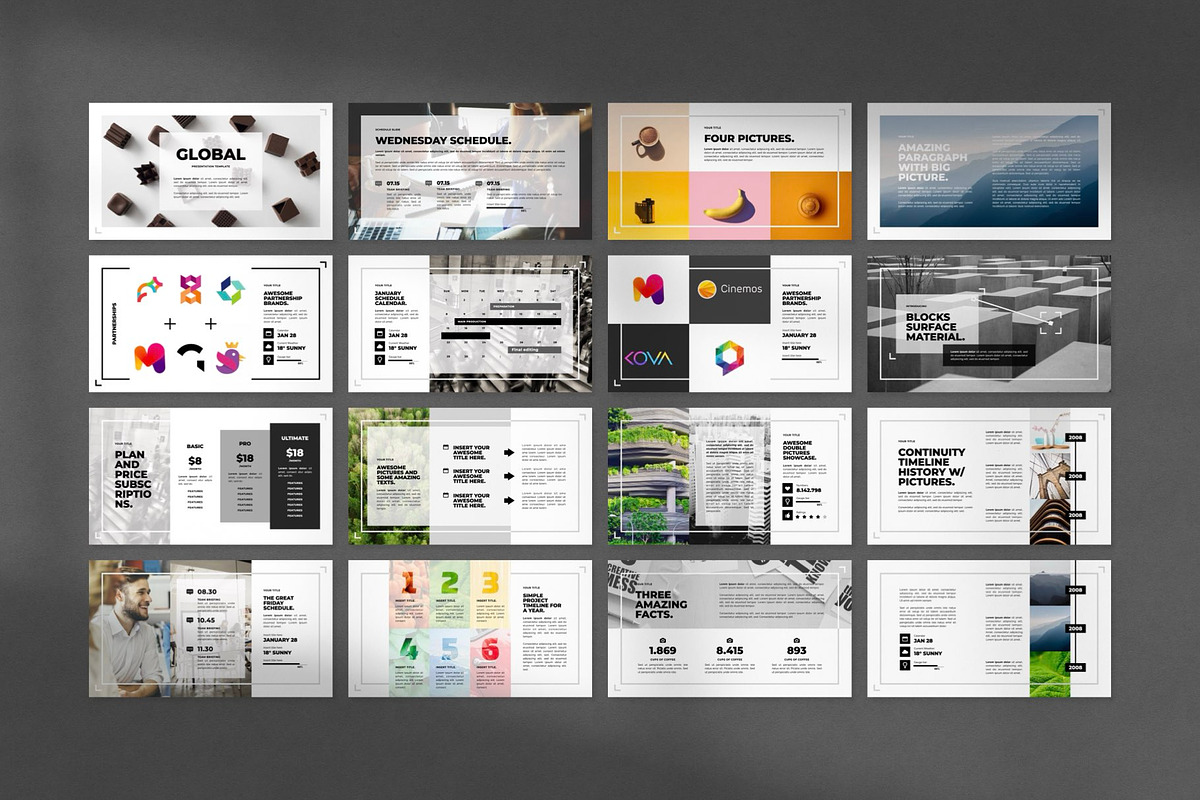 Global PowerPoint Template, a Presentation Template by Creathrive Design (Photo 5 of 9)