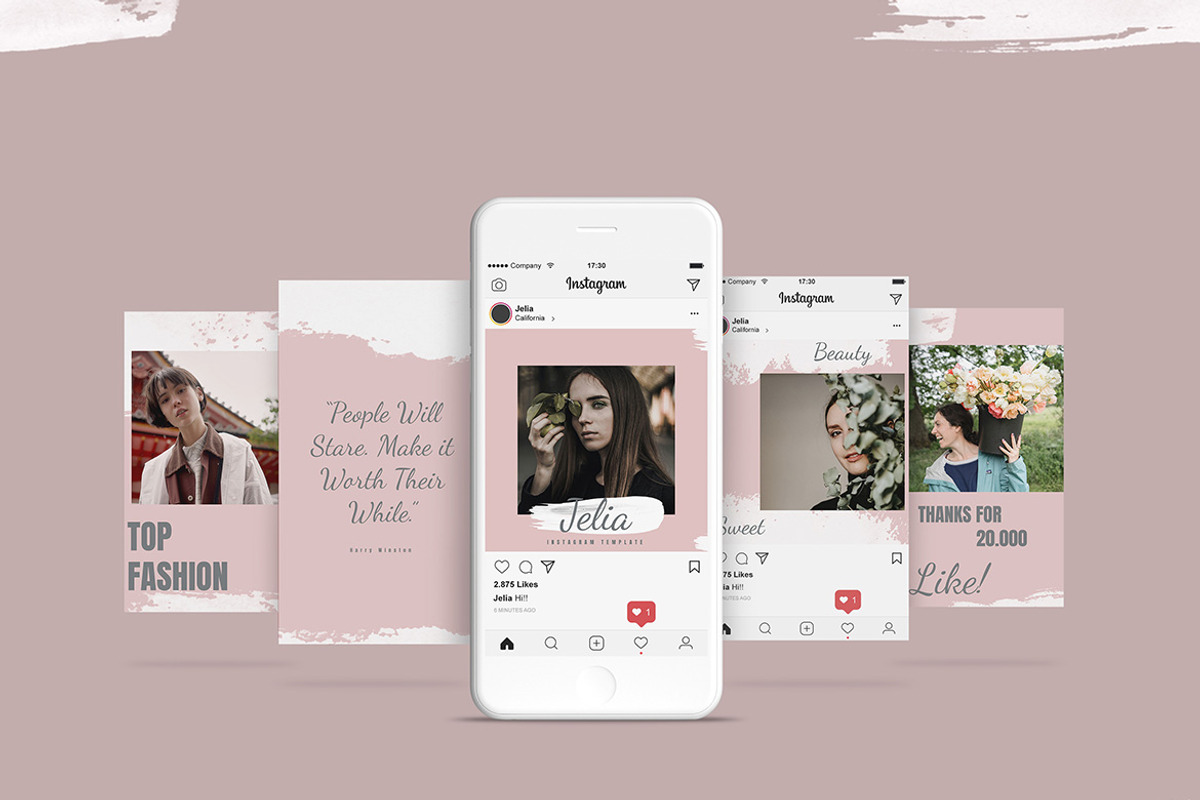 JELIA - Instagram Template, a Social Media Template by Analogous (Photo 5 of 6)