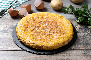 Traditional Spanish omelette