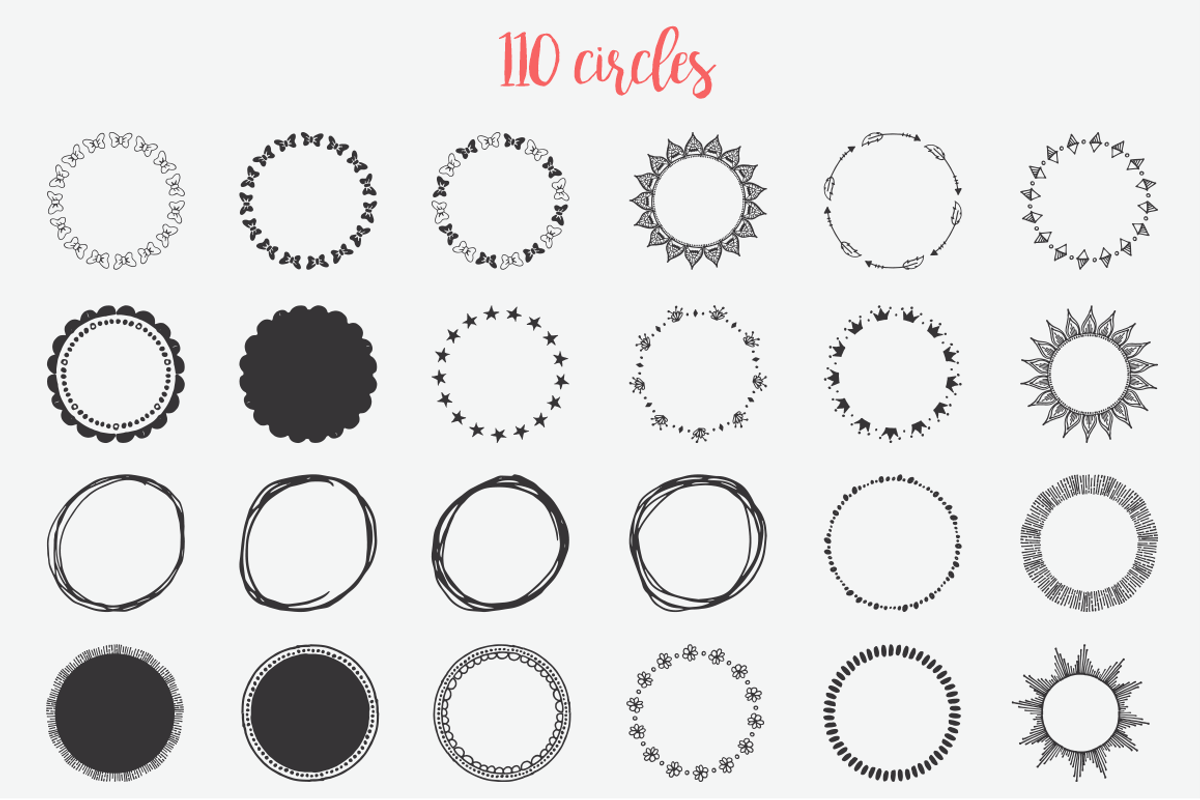 Big Hand Drawn Logo Kit, a Branding & Logo Template by Brandi Lea Designs (Photo 7 of 32)