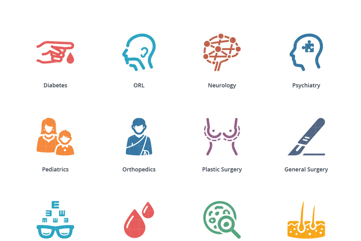 Medical Specialties Icons - Set 2, an Icon by introwiz1 (Photo 2 of 3)
