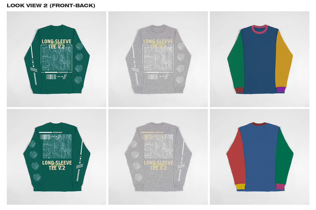 Long Sleeve Tee V.2 - Mockup, a Shirt Mockup by DaldSgh (Photo 3 of 8)