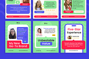 Customer Testimonials - Social Media, a Social Media Template by Jiwstudio (Thumbnail 3 of 5)