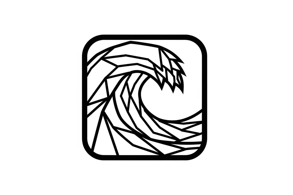 Abstract Wave Liquid Line Art, an Illustration by Gfx_Store (Photo 9 of 11)