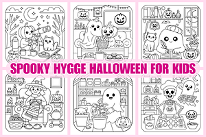 Spooky Hygge Halloween For Kids, a Seasonal Illustration by Coco Bloom