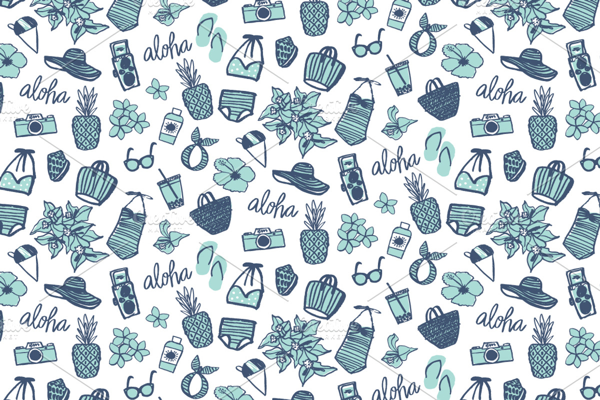 Hawaiian Graphics Set, an Object Graphic by Allie Richardson Design (Photo 3 of 3)