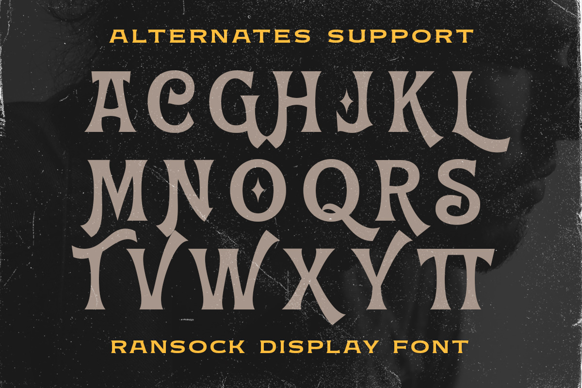 Ransock Display, a Serif Font by Letterhend Studio (Photo 7 of 8)