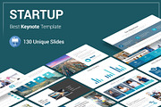 Best Startup Keynote Template, a Presentation Template by SlideOne (Thumbnail 1 of 12)
