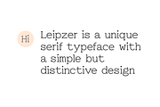 Leipzer - The Simple Serif Typeface, a Serif Font by Designova® (Thumbnail 2 of 9)