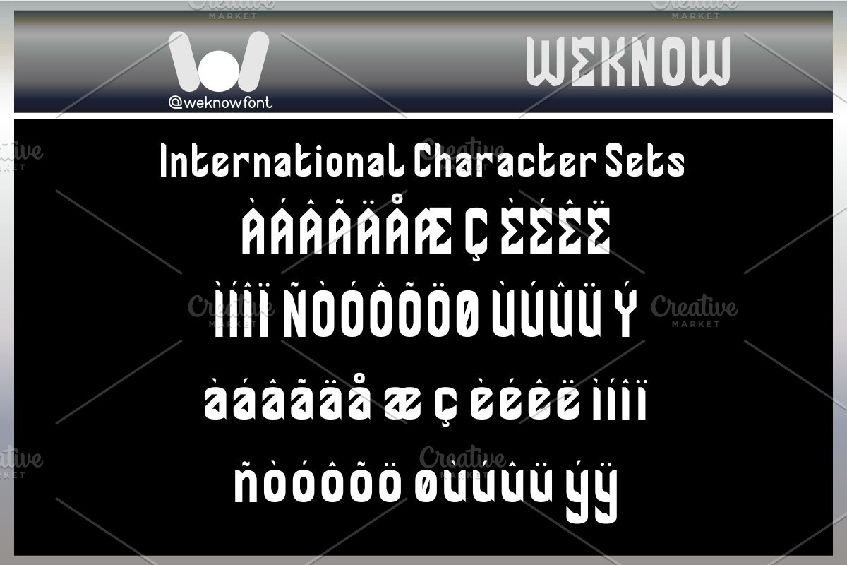 Aeroplane font, a Font by weknow (Photo 9 of 9)