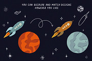 COSMIC solar system + SVG files, a Decorative Illustration by Alina Mubarak (Thumbnail 7 of 8)