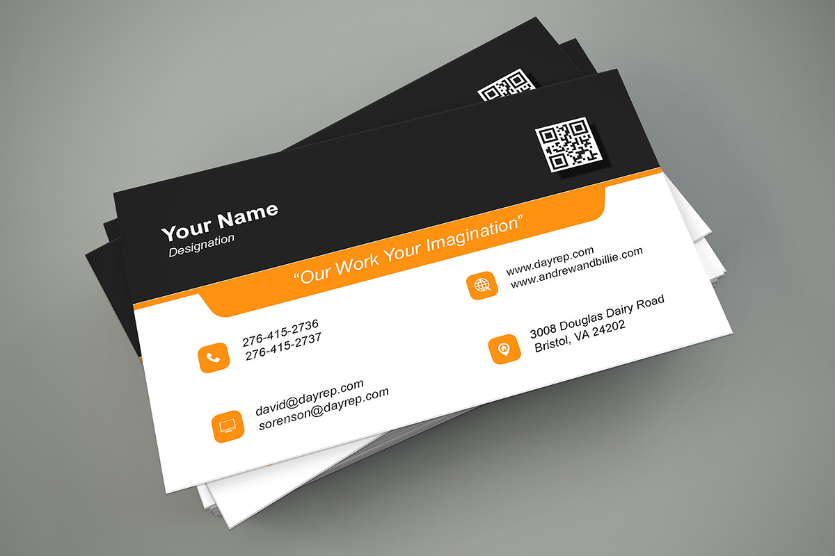 Marketing Business Card Template - PSD preview 6