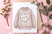 Valentine Hand-Drawn Line Art Bundle, an Illustration by SinaCreation (Thumbnail 4 of 11)