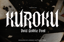 Kuroku – Void Gothic Typeface