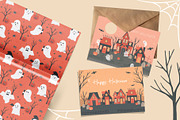 Fun Halloween Village Illustrations, a Background Graphic by CreativeChristiana (Thumbnail 4 of 11)