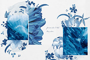 Delft Blue Floral Illustration Pack, a Decorative Illustration by BlueRobinDesignShop (Thumbnail 3 of 9)
