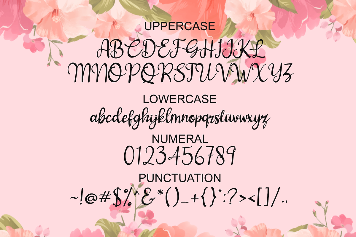 love and heart -Handwritten fonts preview 6