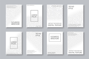 Futuristic Digital Covers, Templates