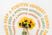 Positive Mindset Handmade Serif Font, a Serif Font by Kaya Fonts (Thumbnail 1 of 32)