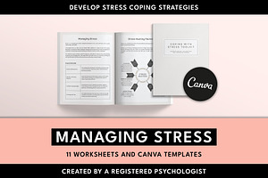 Coping With Stress Canva Templates