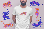Folk Art Tigers, an Animal Illustration by Annakniaz (Thumbnail 12 of 15)