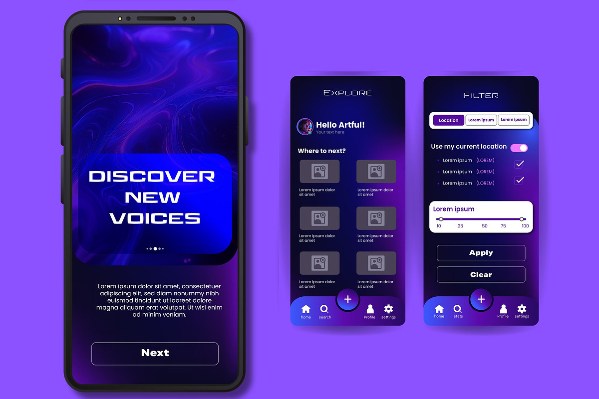 AI Voice Command UI, a Templates & Theme by studiogstock (Photo 4 of 4)