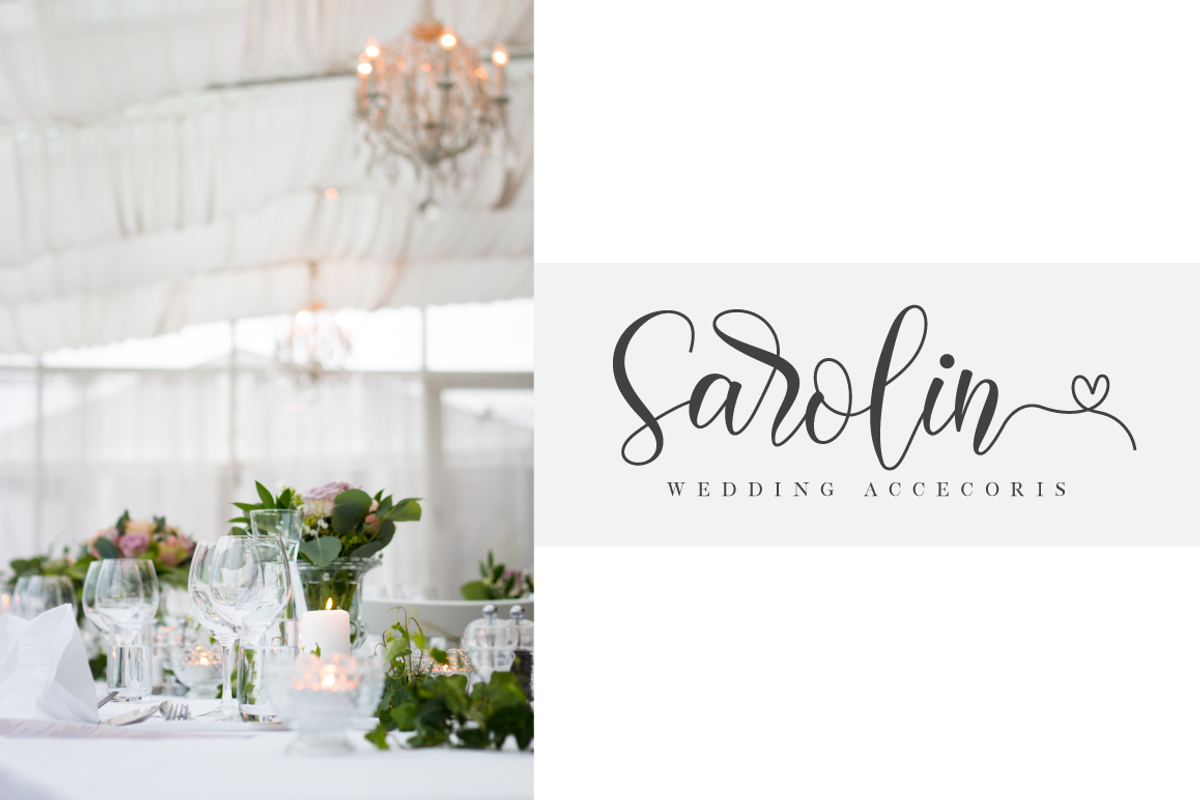Harelia // Lovely Script Font preview 5