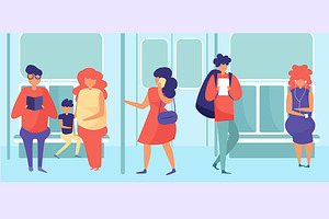 People in the subway