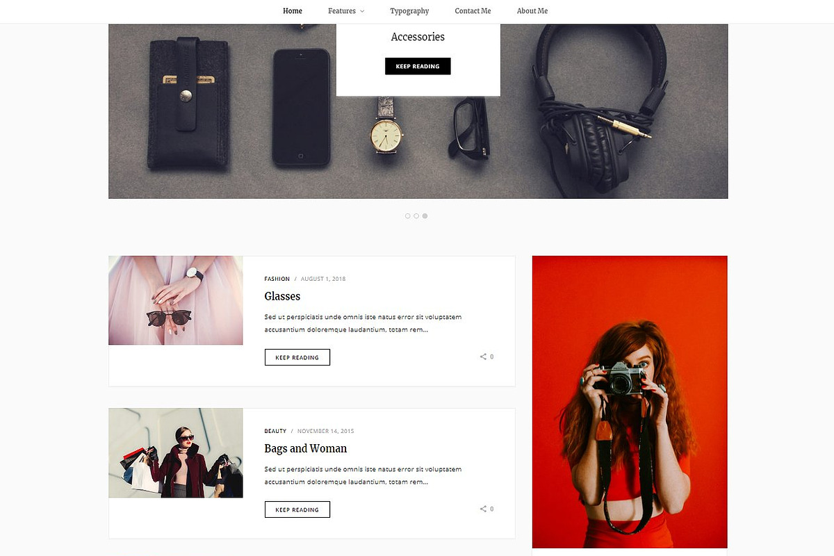 Roxy - WordPress Blog Theme, a WordPress Template by Excellent Dynamics (Photo 3 of 6)