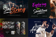 All In One | 50 Fonts Collection, a Script Font by Allouse Studio (Thumbnail 6 of 30)