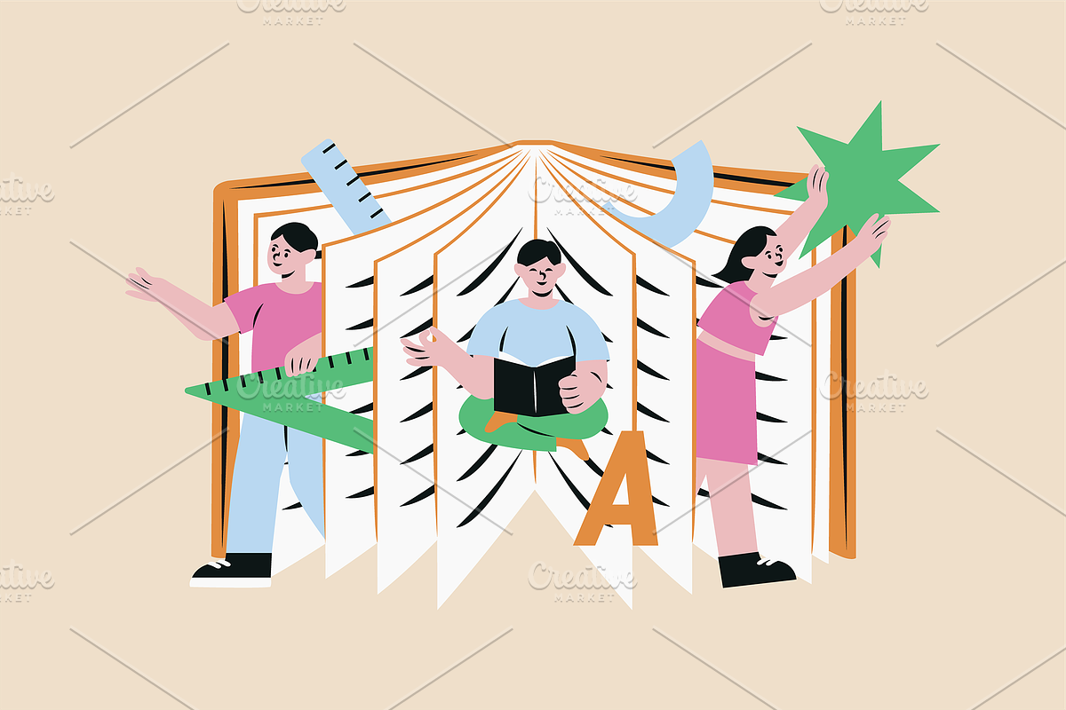 Students and Education Illustration, an Education Illustration by Jump Studio (Photo 3 of 10)