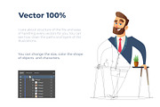 %SALE% -Businessman collection, a Work Illustration by VectorVision (Thumbnail 2 of 9)