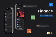 GLORIES - Finance App iOS 14 UI Kit, an App Template by Capi Product (Thumbnail 1 of 6)