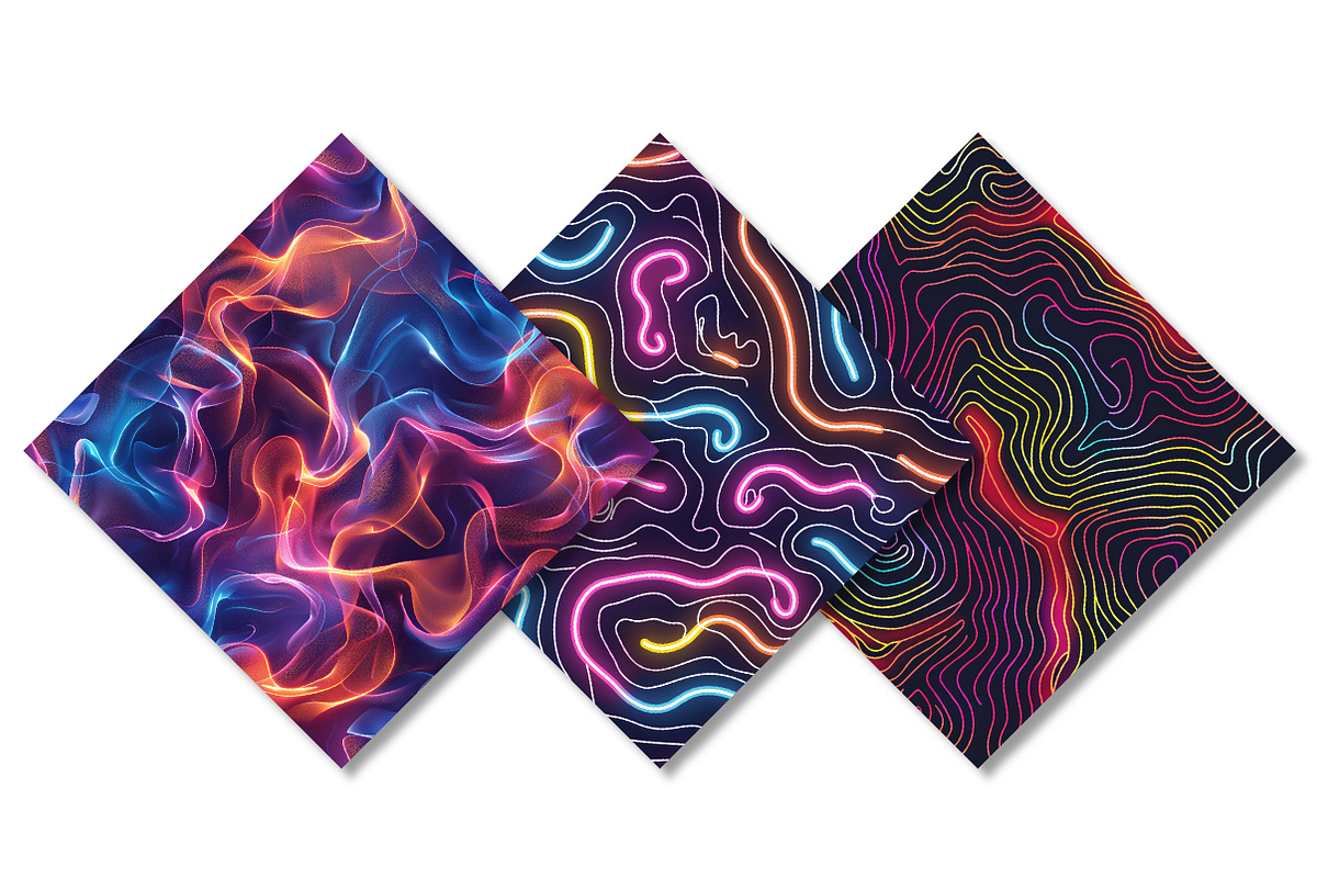 Vibrant Neon Seamless Pattern, a Pattern Graphic by Canvas Craft (Photo 6 of 6)