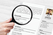 Clean Resume/CV, a Resume Template by designvillage (Thumbnail 8 of 12)