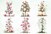 Whimsical Easter Tree Png Clipart, an Illustration by Creative Art (Thumbnail 2 of 8)