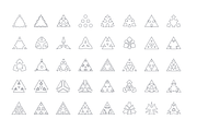 Logo Creator Triangle Shapes Edition, a Branding & Logo Template by Reshapely (Thumbnail 4 of 14)