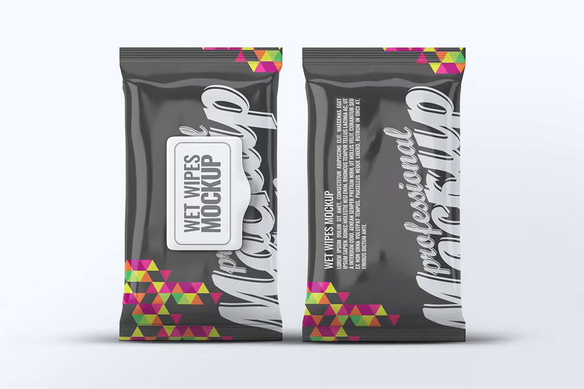 Wet Wipes Mock-Up, a Product Mockup by DesignRushMarket (Photo 3 of 7)