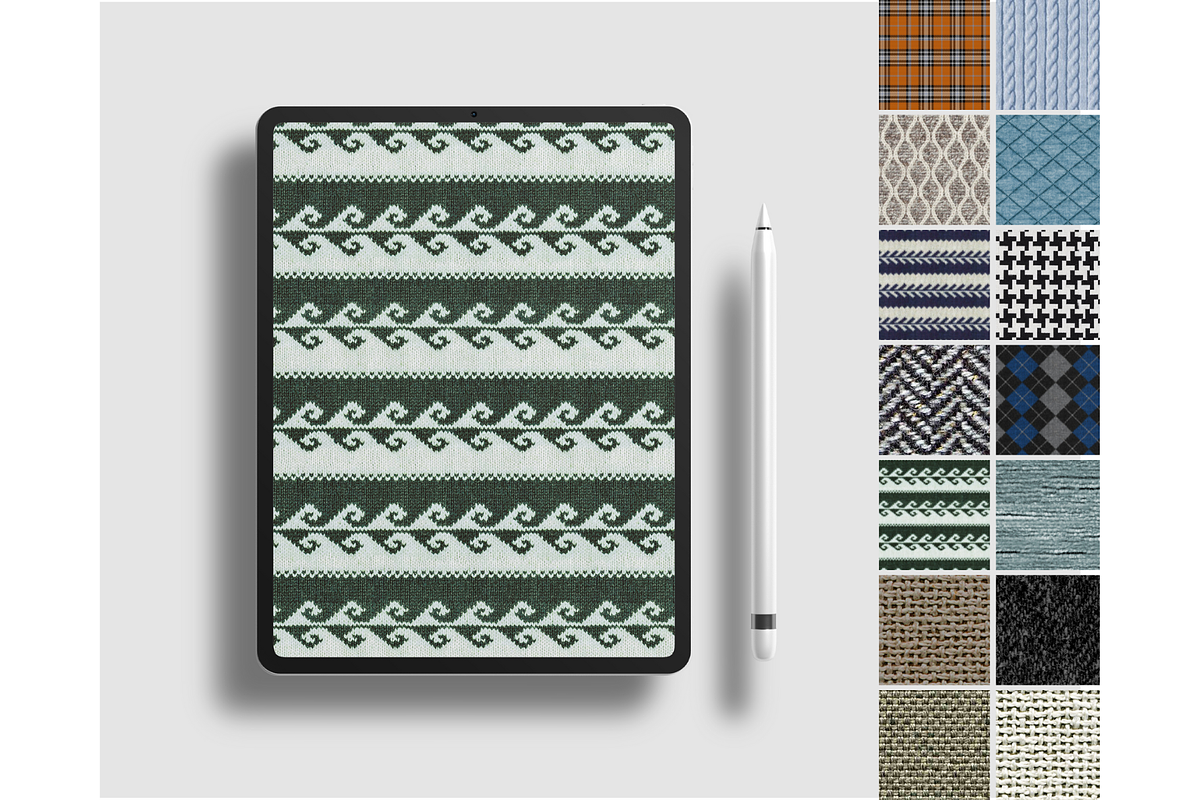 Fabric Textures For Photoshop, a Brush Add-On by Velo Graphic Studio (Photo 6 of 10)
