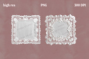 Vintage Fabric Doilies Bundle PNG, an Object Graphic by Marie T (Thumbnail 8 of 24)