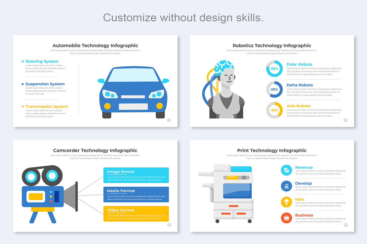 Technology Infographic Google Slide, a Templates & Theme by Mighty-Slide (Photo 8 of 8)