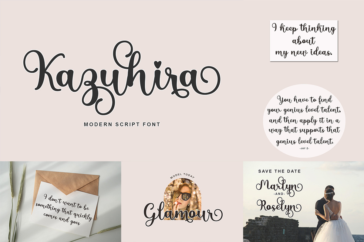 All Type Collection Font Bundle, a Script Font by Bosstype Studio (Photo 14 of 45)