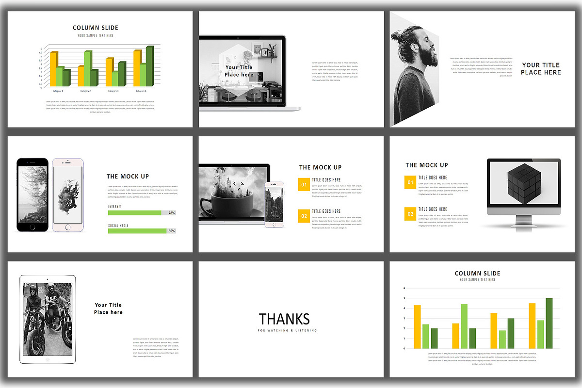 Blanked - Minimal Google Slides, a Presentation Template by Putra Khan (Photo 6 of 9)