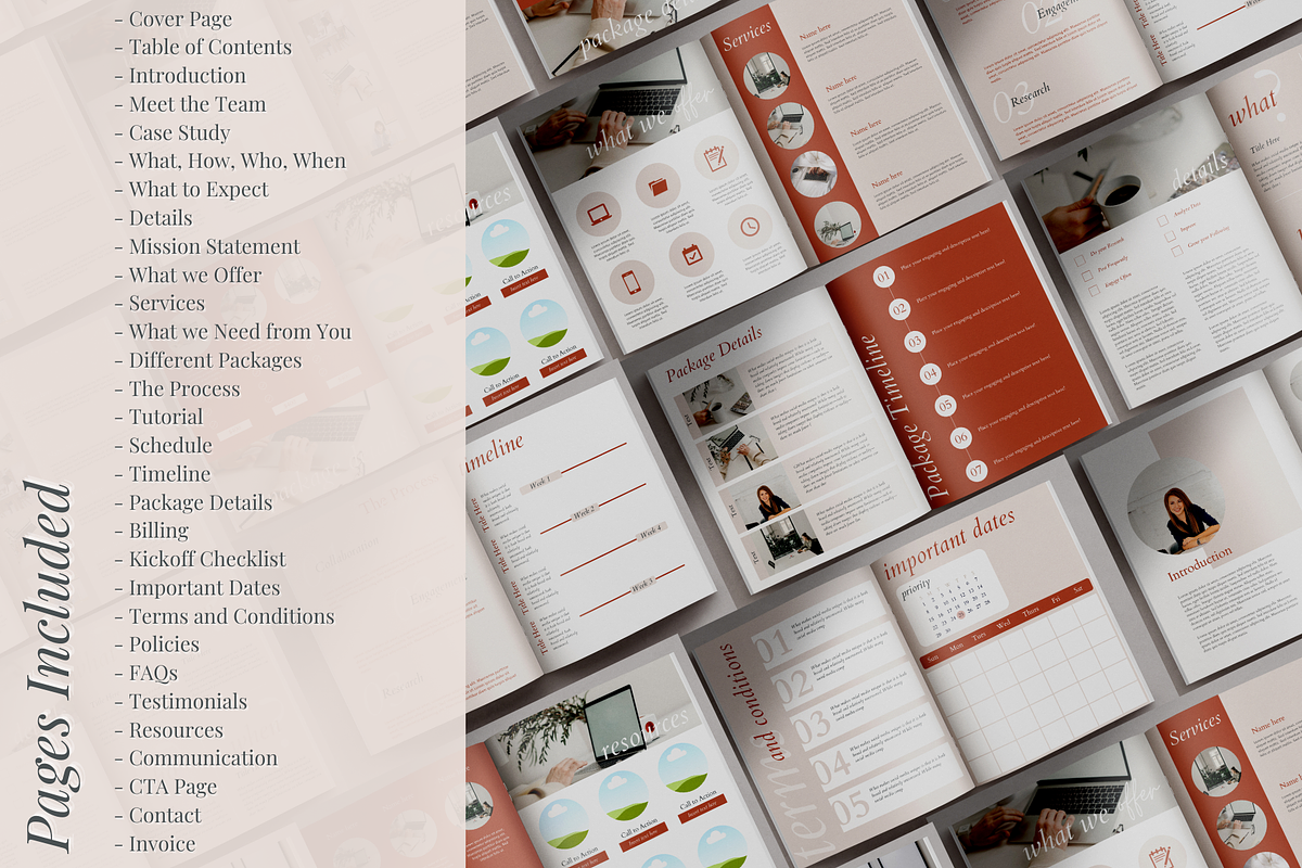 Client Welcome Packet, a Templates & Theme by Marketing Templates Co.