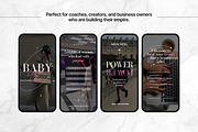 100 Boss Babe Reels Templates, a Social Media Template by DigiPax (Thumbnail 5 of 10)
