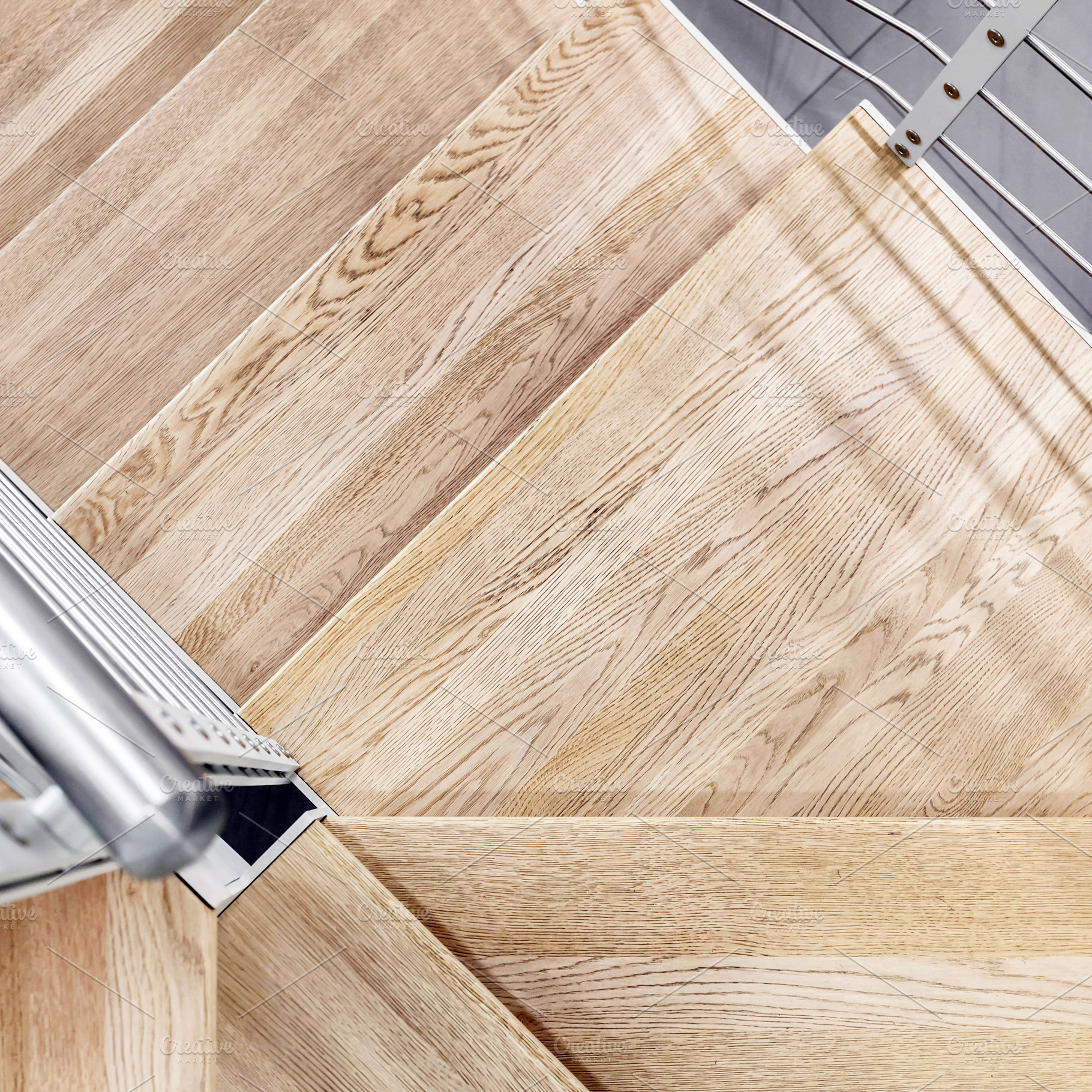 Wooden stair steps, an Architecture Photo by KYNA STUDIO