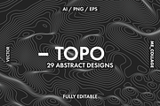 TOPO - Abstract Vector Designs, an Object Graphic by ME_COLLAGE (Thumbnail 1 of 21)