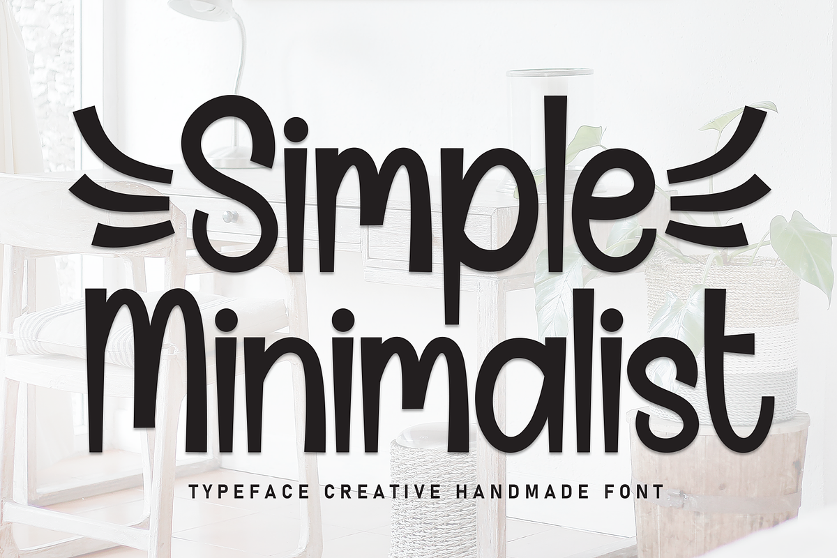 Simple Minimalist | Script Font, a Handwritten Font by Scratchones (Photo 1 of 9)