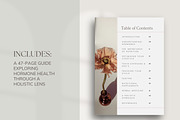 Hormone Ebook Canva Premade, a Presentation Template by Naturopath Hub (Thumbnail 3 of 9)